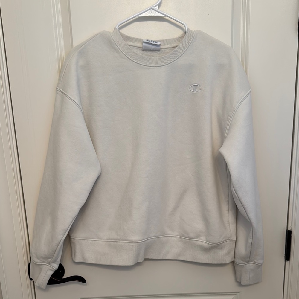 Champion Women's Cream Sweatshirt